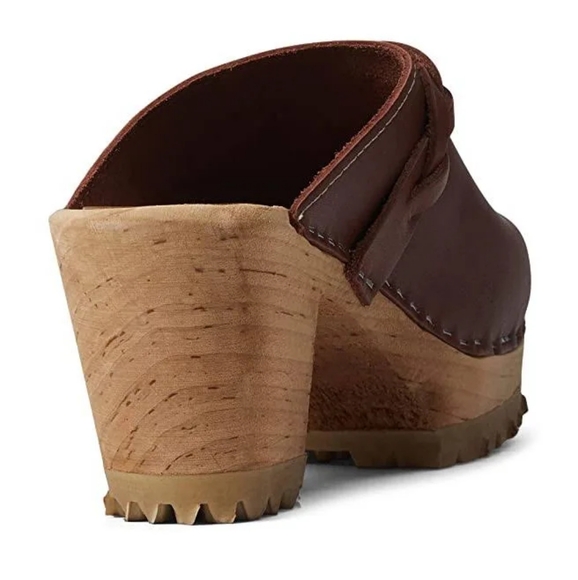 EUC MIA Women's Elsa Mule- Size 36, Brown Leather - Picture 2 of 5